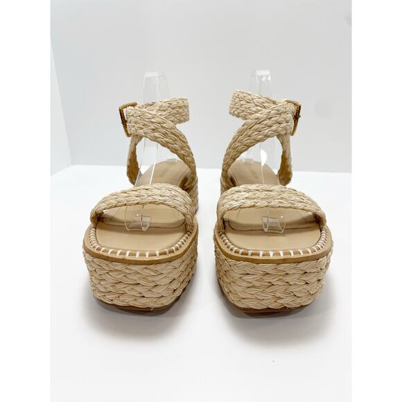 Ulla Johnson Gemma Flatform in Natural Straw Jute 38.5 - Picture 4 of 12
